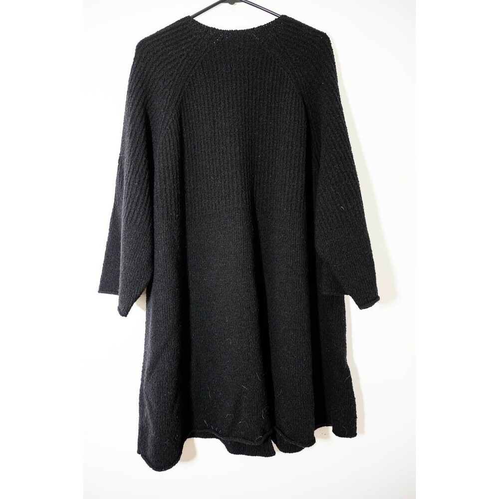 Eileen Fisher Black long cardigan duster 2x - Picture 3 of 7